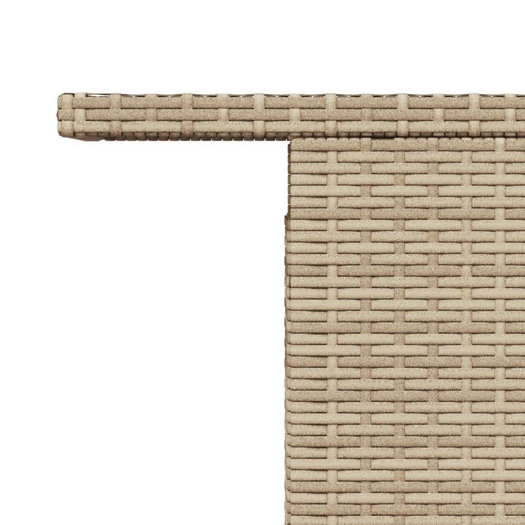 ComfortXL - Table de Jardin Relevable Beige avec Plateau en Bois d'Acacia Massif, Hauteur Réglable – ComfortXL Outdoor Living - Image 9