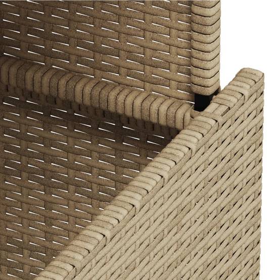 ComfortXL - Table de Jardin Relevable Beige avec Plateau en Bois d'Acacia Massif, Hauteur Réglable – ComfortXL Outdoor Living - Image 5