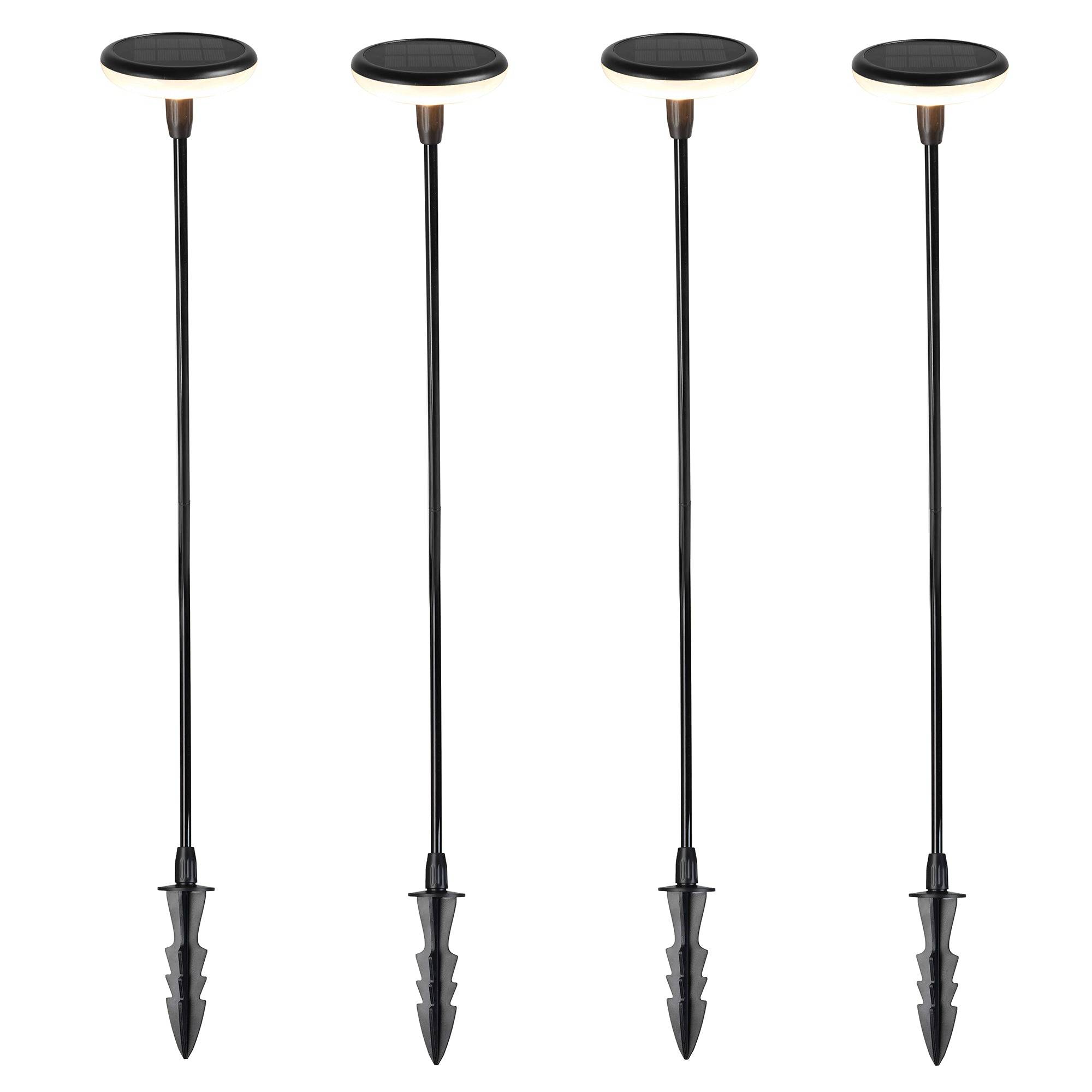 Lumisky - Lot de 4 balises solaires à piquer LUCENTY Noir Plastique H76CM - Image 7