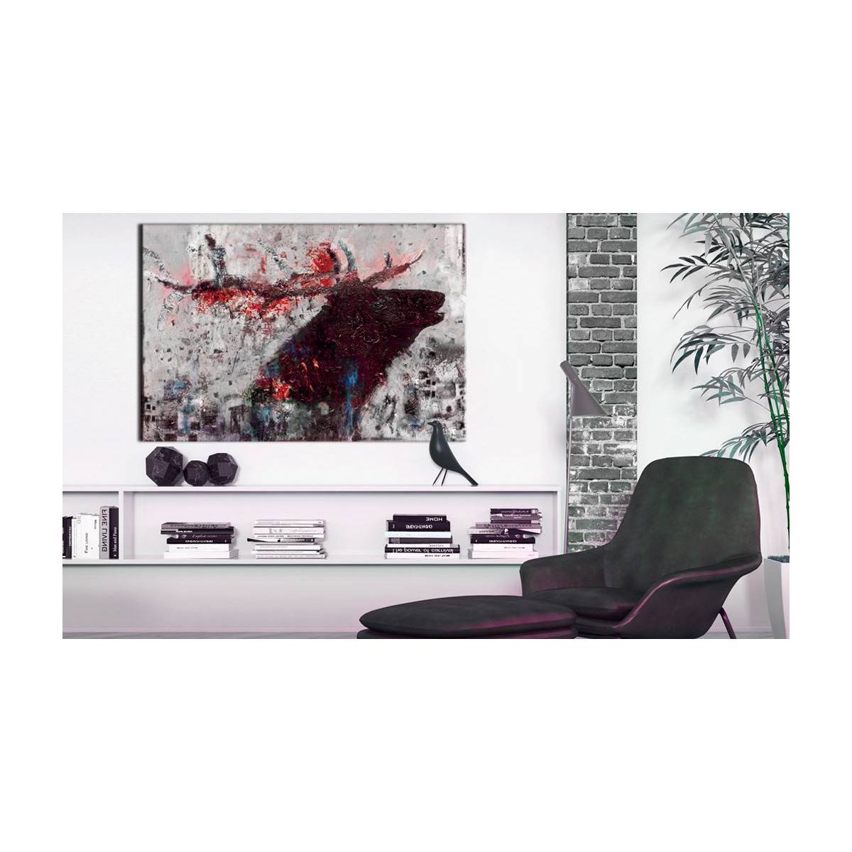 Tableau Imprimé "Ruby Deer" 40x60cm - Image 2