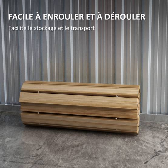 COSTWAY Allée Courbée de Jardin en Bois de Sapin, Promenade Décorative avec Surface Antidérapante, Fils Métalliques avec Gaine en Plastique, pour Jardins Patios Pelouses (216 x 53 cm COSTWAY Allée Courbée de Jardin en Bois de Sapin, Promenade Décorative avec Surface Antidérapante, Fils Métalliques avec Gaine en Plastique, pour Jardins Patios Pelouses (216 x 53 cm