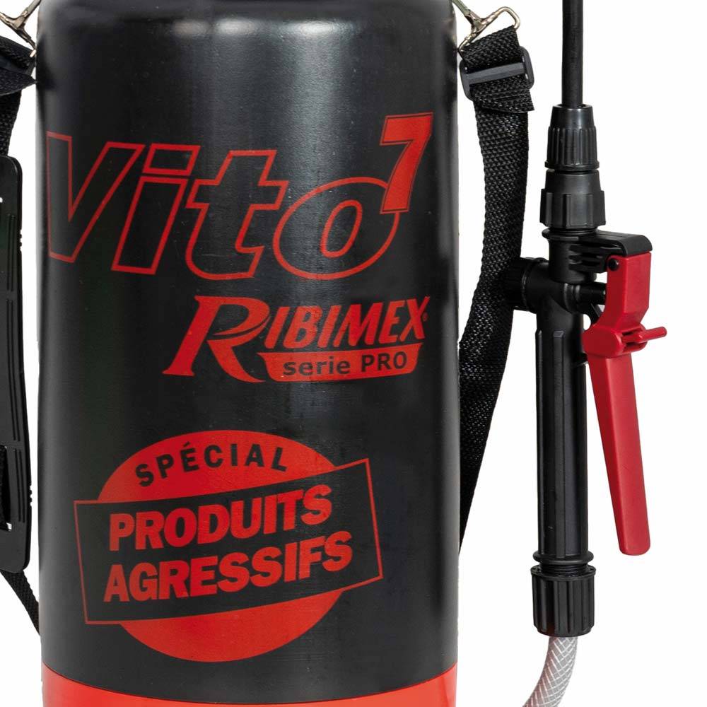 Ribimex - Pulvérisateur à main pression préalable Vito 7, 6.85 Litre Produits Agressifs - Image 3