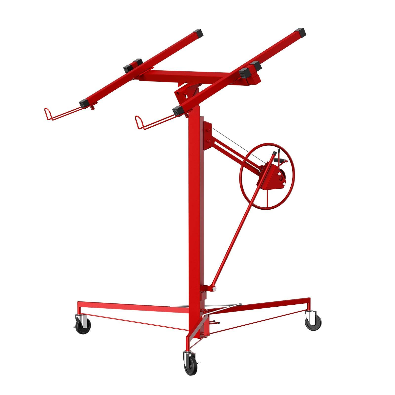 Lève-plaques XXL - Capacité 68kg, Hauteur Réglable 140-325cm,Rouge - Image 3