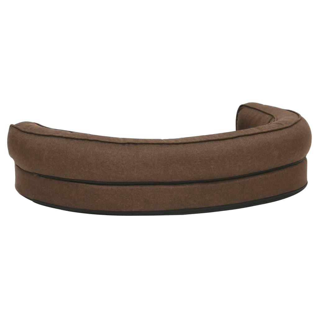 Vidaxl - Matelas de lit ergonomique pour chien 75x53 cm Aspect de lin vidaXL 171302 - Image 6