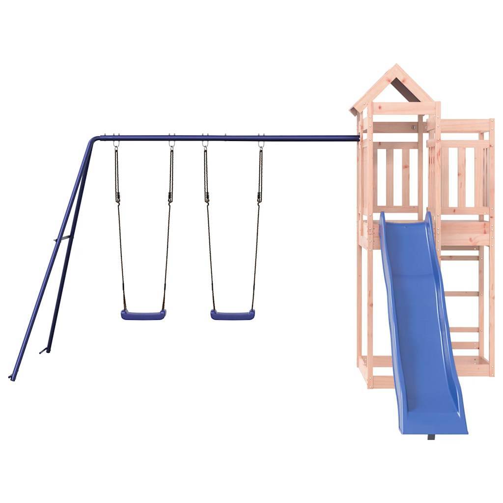 Aire de jeux d'extérieur - Jeu Plein air enfant bois massif de douglas rj48 - Image 3