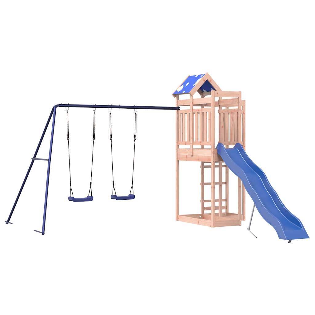 Aire de jeux d'extérieur - Jeu Plein air enfant bois massif de douglas rj48 - Image 1