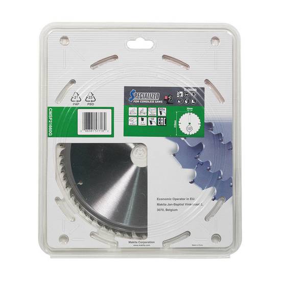Makita - Lame carbure EFFICUT bois pour scies radiales à batterie MAKITA216x30mm, 60 dents - MAKITA - E-08888 - Image 2