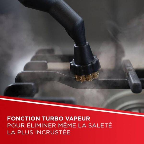 Balai - Nettoyeur Vapeur POLTI VAPORETTO Pro 95 Turbo Flexi - Nettoyeur Vapeur Multi-surfaces - 1100 W - 1,3 L - Noir / Vert - Image 5