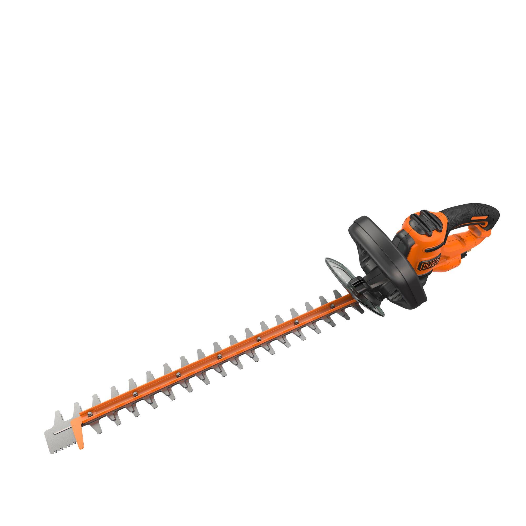BLACK+DECKER Taille-Haies Filaire 550 W, Taille-Haies Electrique 60 cm avec 2 Poignées et Garde BEHTS451-QS