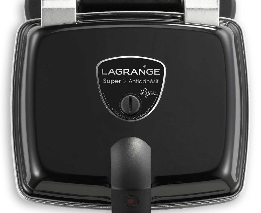 Gaufrier 1000w noir 039126 Lagrange - Image 2