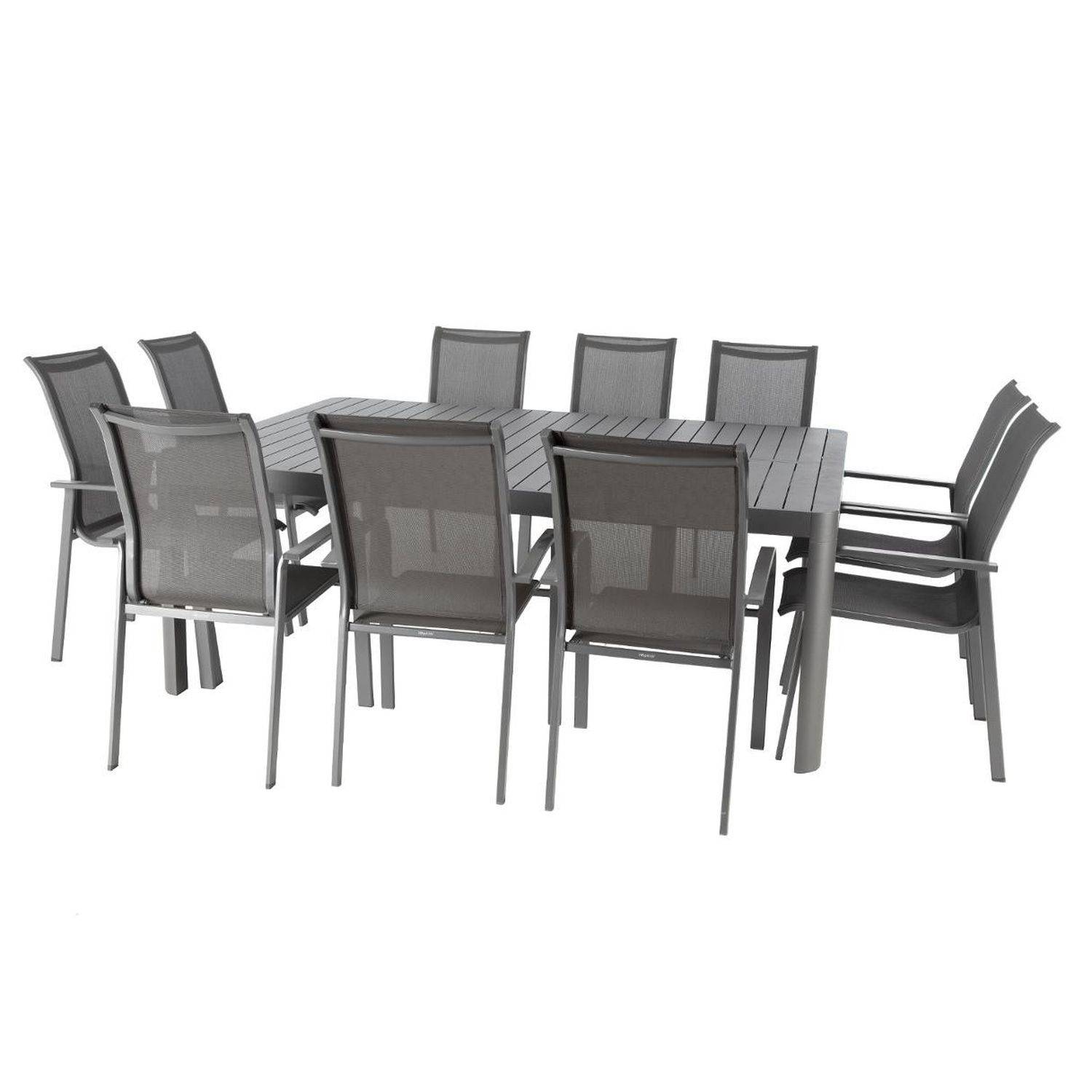 Hesperide - Table de jardin extensible Paradize en aluminium - 10 Places - Hespéride - Image 5