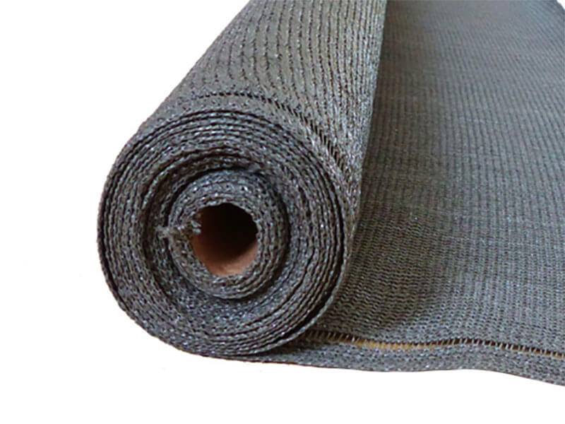 Maille Store - Brise-vue 100% - Gris anthracite - 270gr/m² - Boutonnières Gris foncé 1.5m x 5m - Image 1