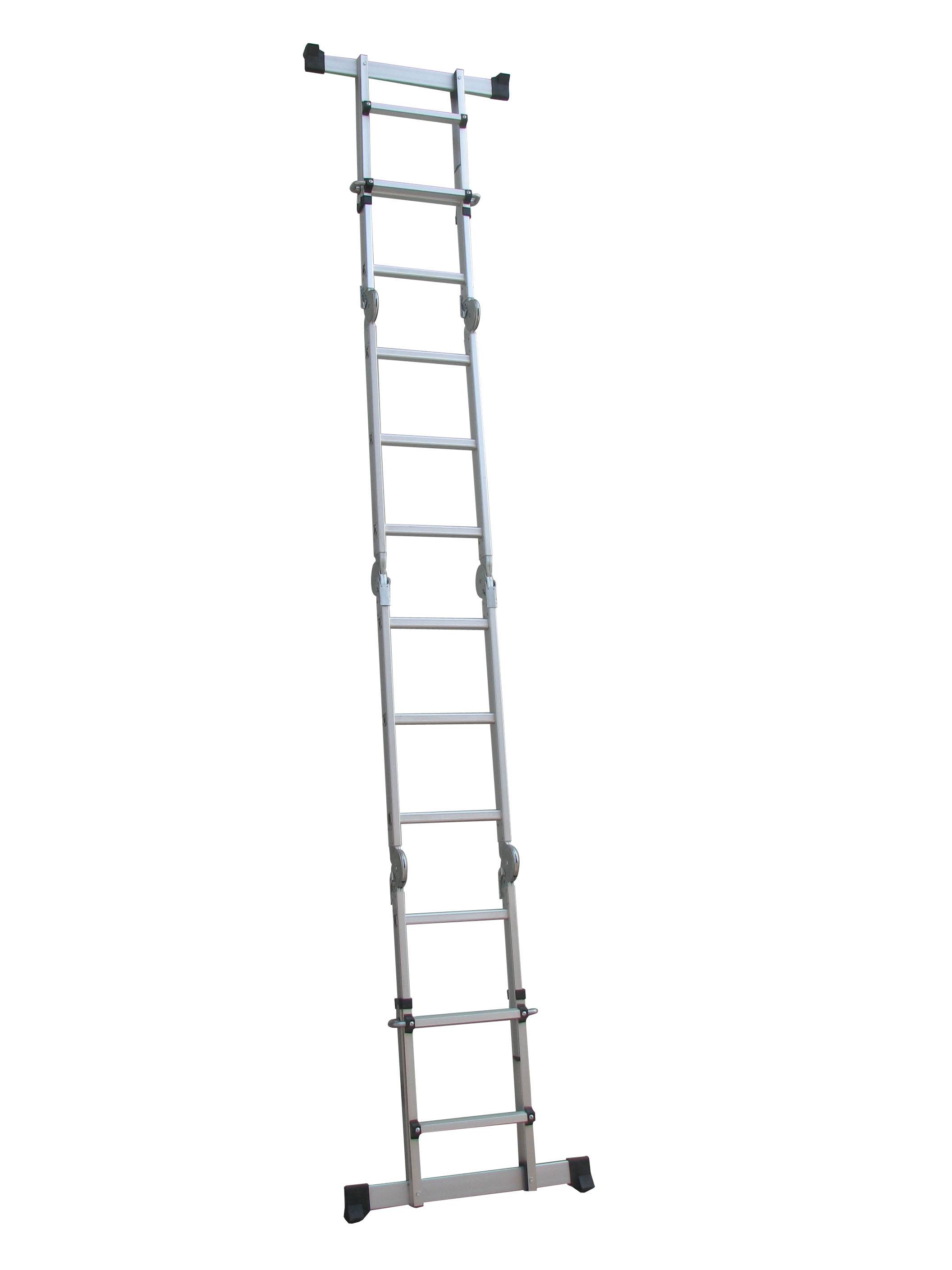 Échelle pliante télescopique multifonction avec plateforme et rattrapage de niveau - ESCALO - Image 8