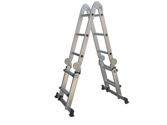 Échelle pliante télescopique multifonction avec plateforme et rattrapage de niveau - ESCALO - Image 3