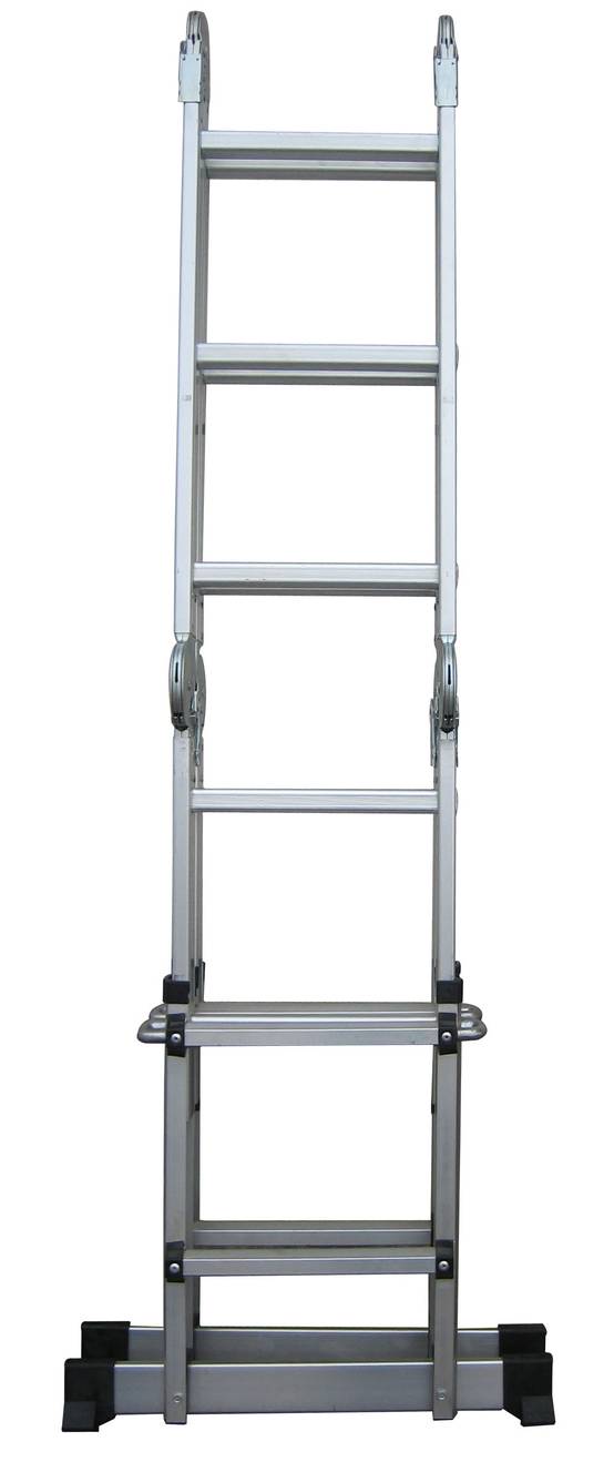 Échelle pliante télescopique multifonction avec plateforme et rattrapage de niveau - ESCALO - Image 9
