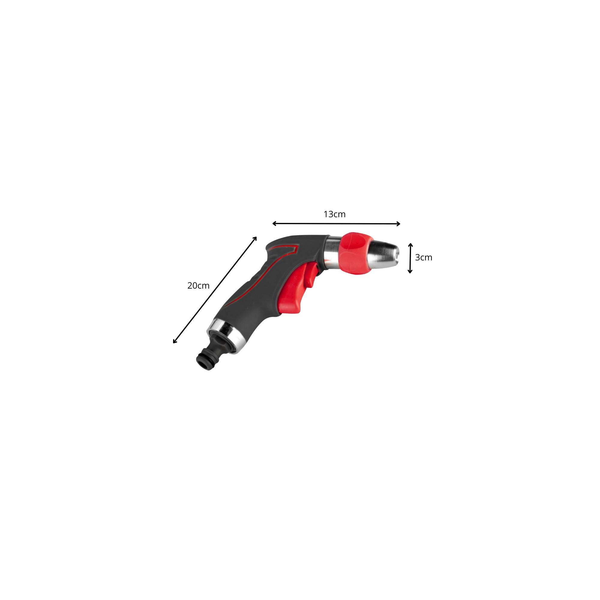 Pistolet d'arrosage et nettoyage - Suan - Jets ajustable - Dimensions : 20 x 13 x 3 cm - Image 2