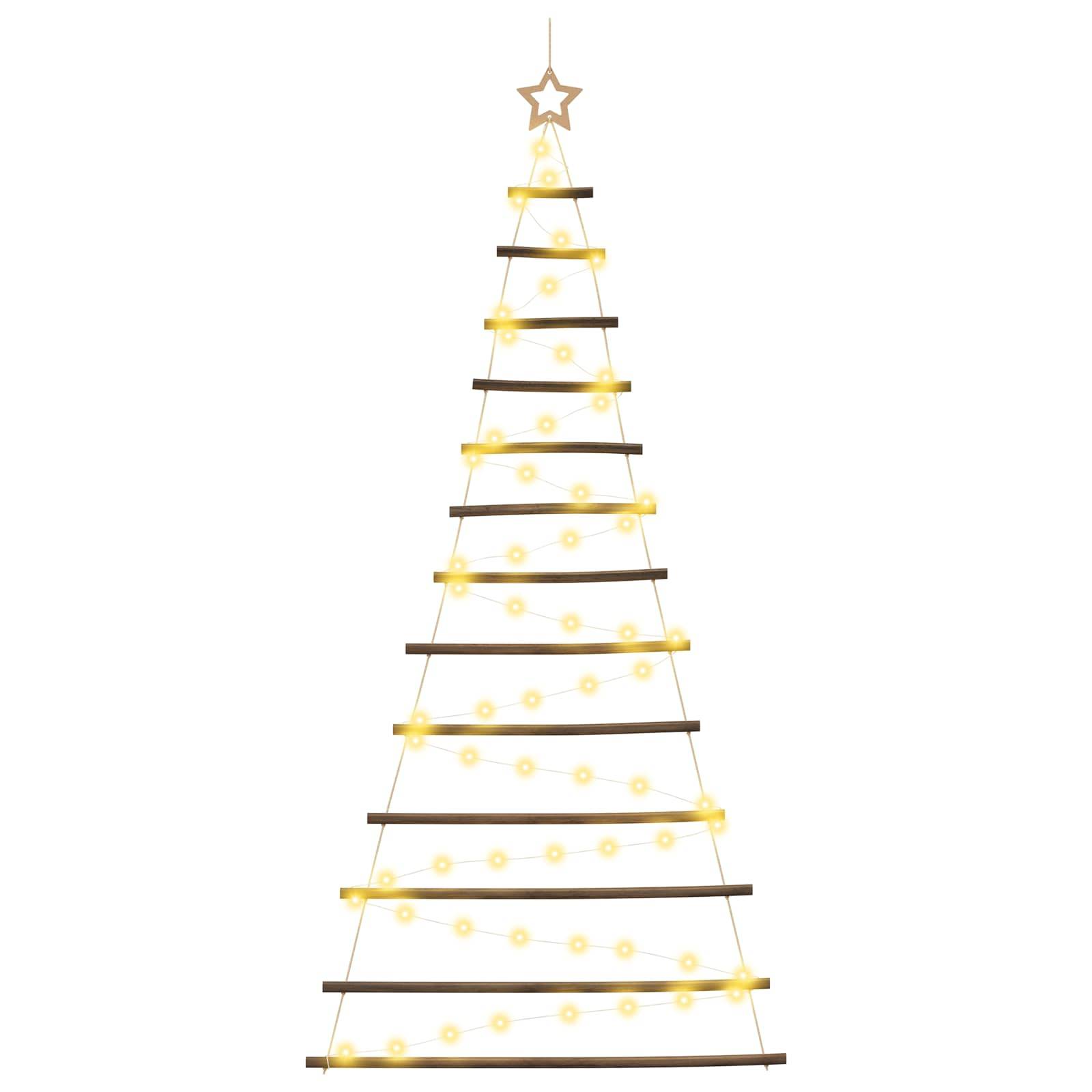 Vidaxl - Arbre de Noël suspendu 180 cm 100 LED Blanc chaud vidaXL 42050474 - Image 5