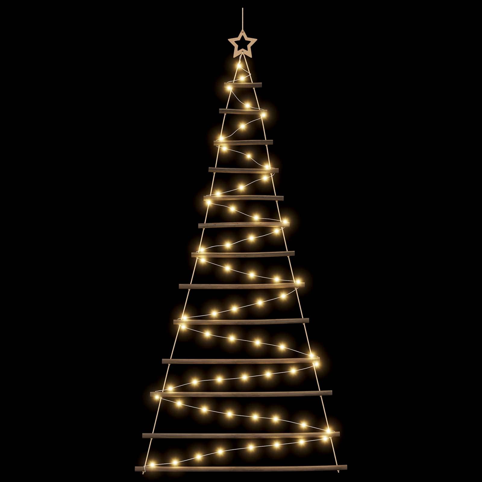 Vidaxl - Arbre de Noël suspendu 180 cm 100 LED Blanc chaud vidaXL 42050474 - Image 6