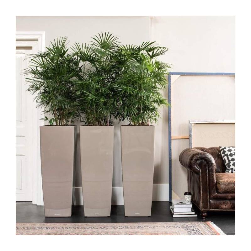 Lechuza - Cubico alto Premium 40 - Kit complet, argent métallisé 105 cm Lechuza - Image 5