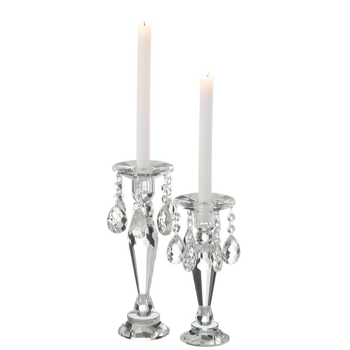 Chandelier Design en Cristal "Louise" 28cm Transparent - Image 4