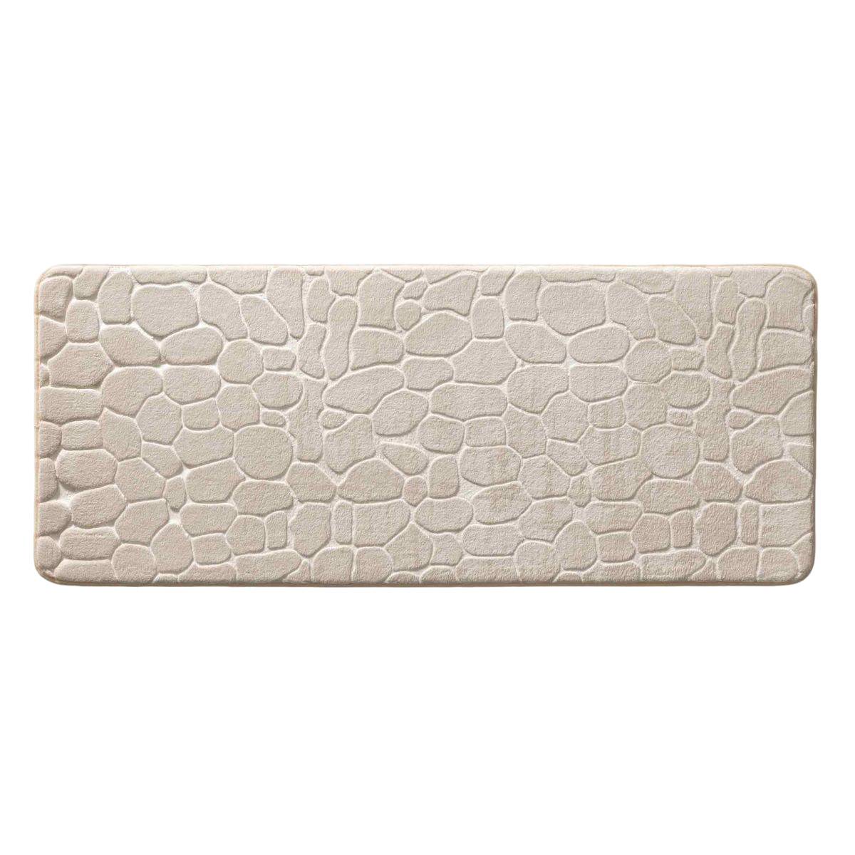 Tapis de Bain "Ricochet" 50x120cm Taupe - Image 1
