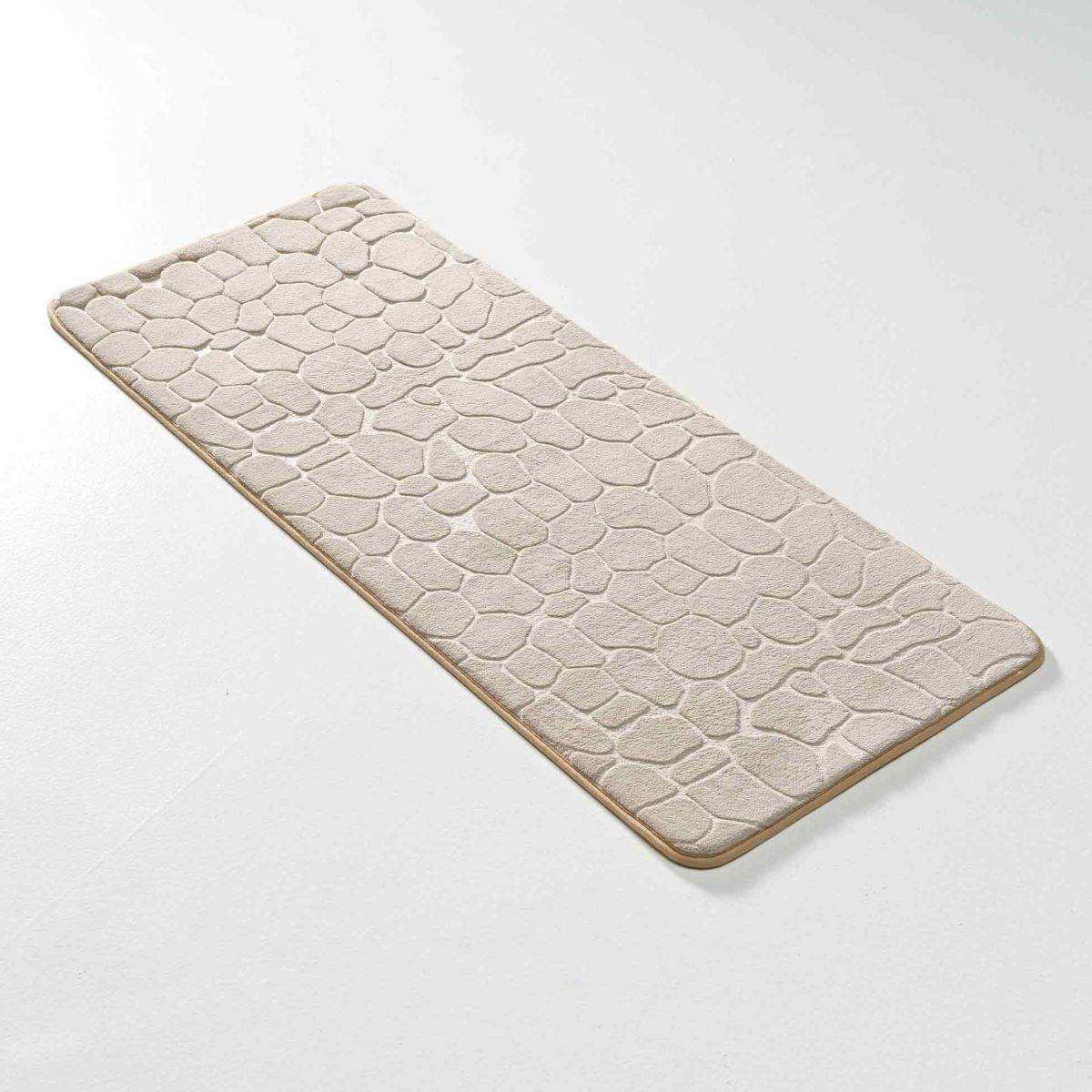 Tapis de Bain "Ricochet" 50x120cm Taupe - Image 4