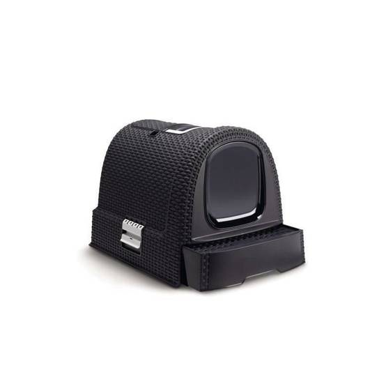 Curver Bac A Litiere Pour Chats 51 X 38,5 X 39,5 Cm Anthracite - Image 4