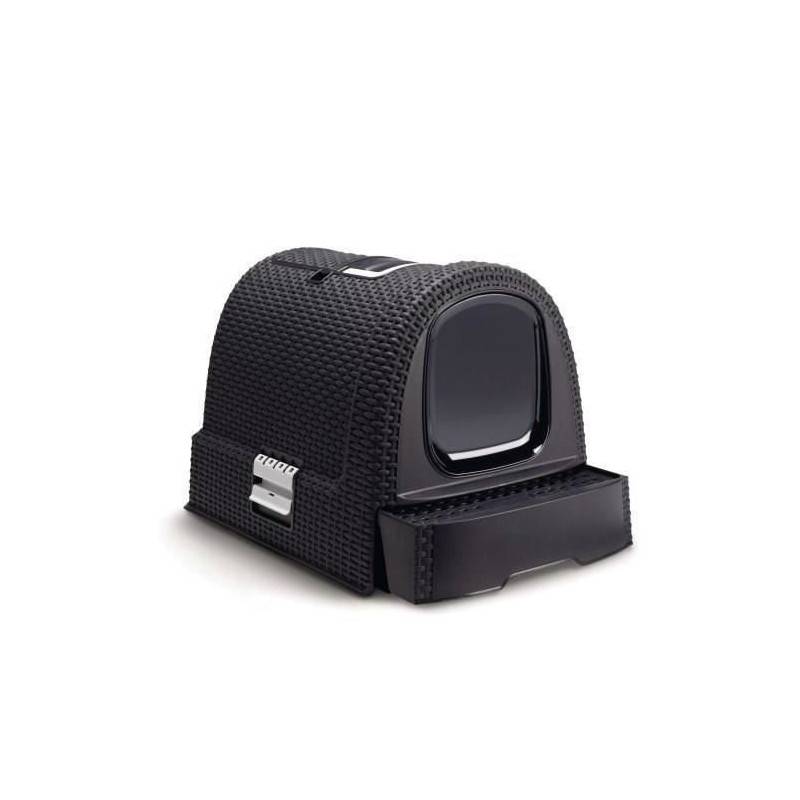 Curver Bac A Litiere Pour Chats 51 X 38,5 X 39,5 Cm Anthracite - Image 4