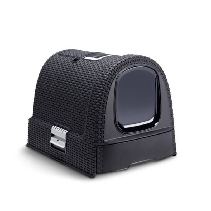 Curver Bac A Litiere Pour Chats 51 X 38,5 X 39,5 Cm Anthracite - Image 3