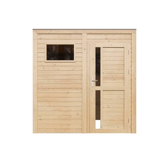 Timbela - Abri de jardin en bois - 4,20 m² / 206x208xH210 cm - Timbela M325F1 - Image 3