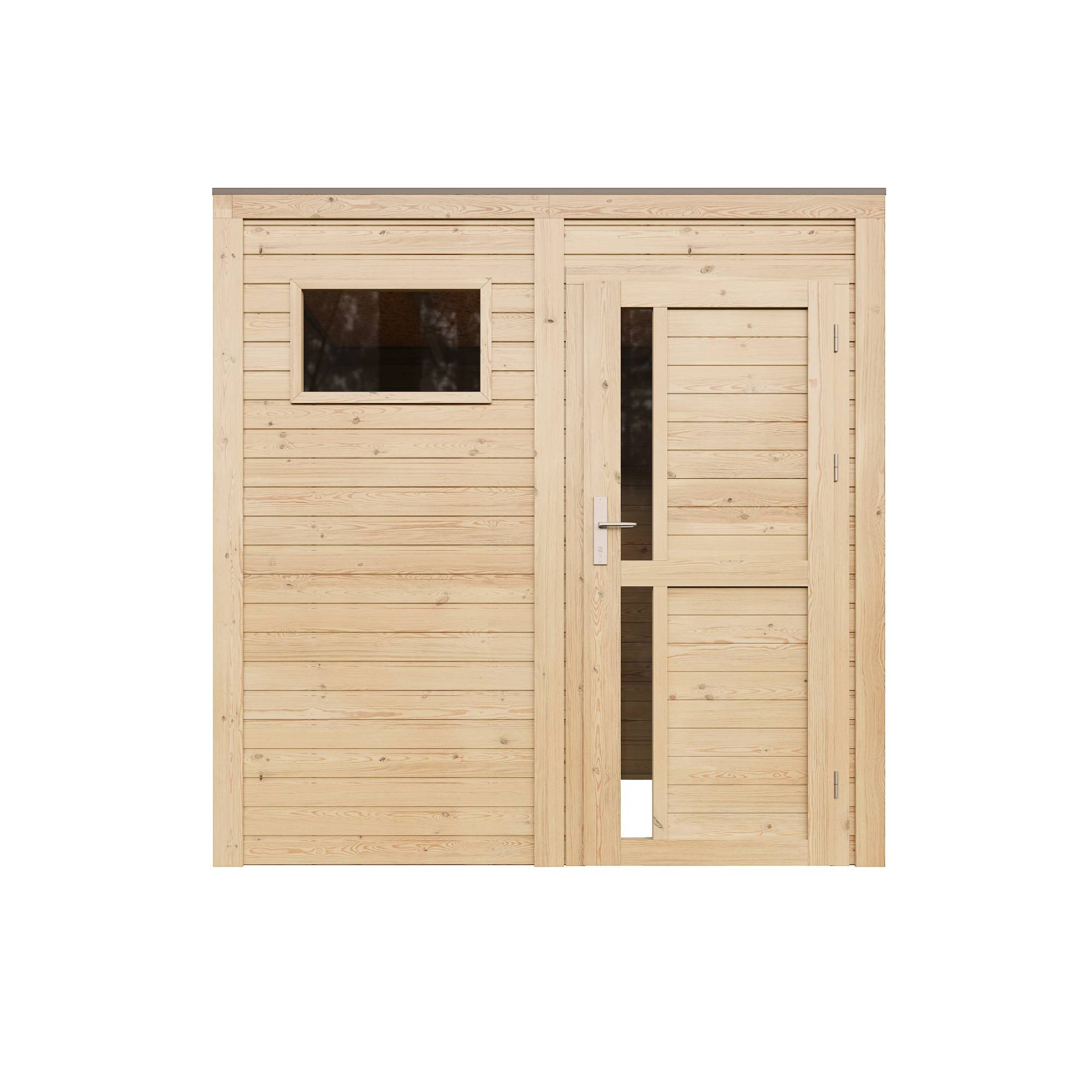 Timbela - Abri de jardin en bois - 4,20 m² / 206x208xH210 cm - Timbela M325F1 - Image 3