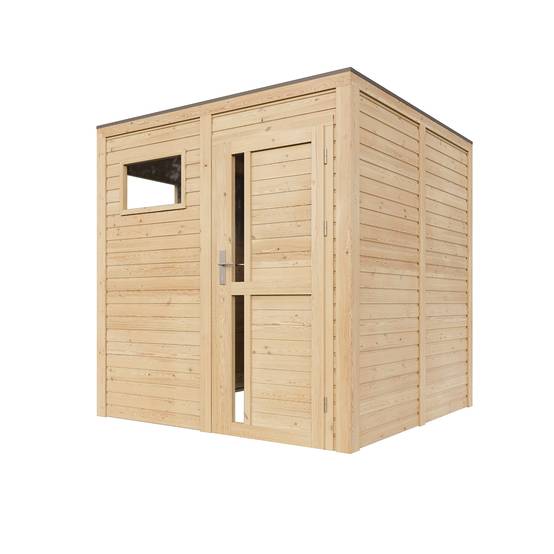 Timbela - Abri de jardin en bois - 4,20 m² / 206x208xH210 cm - Timbela M325F1 - Image 4