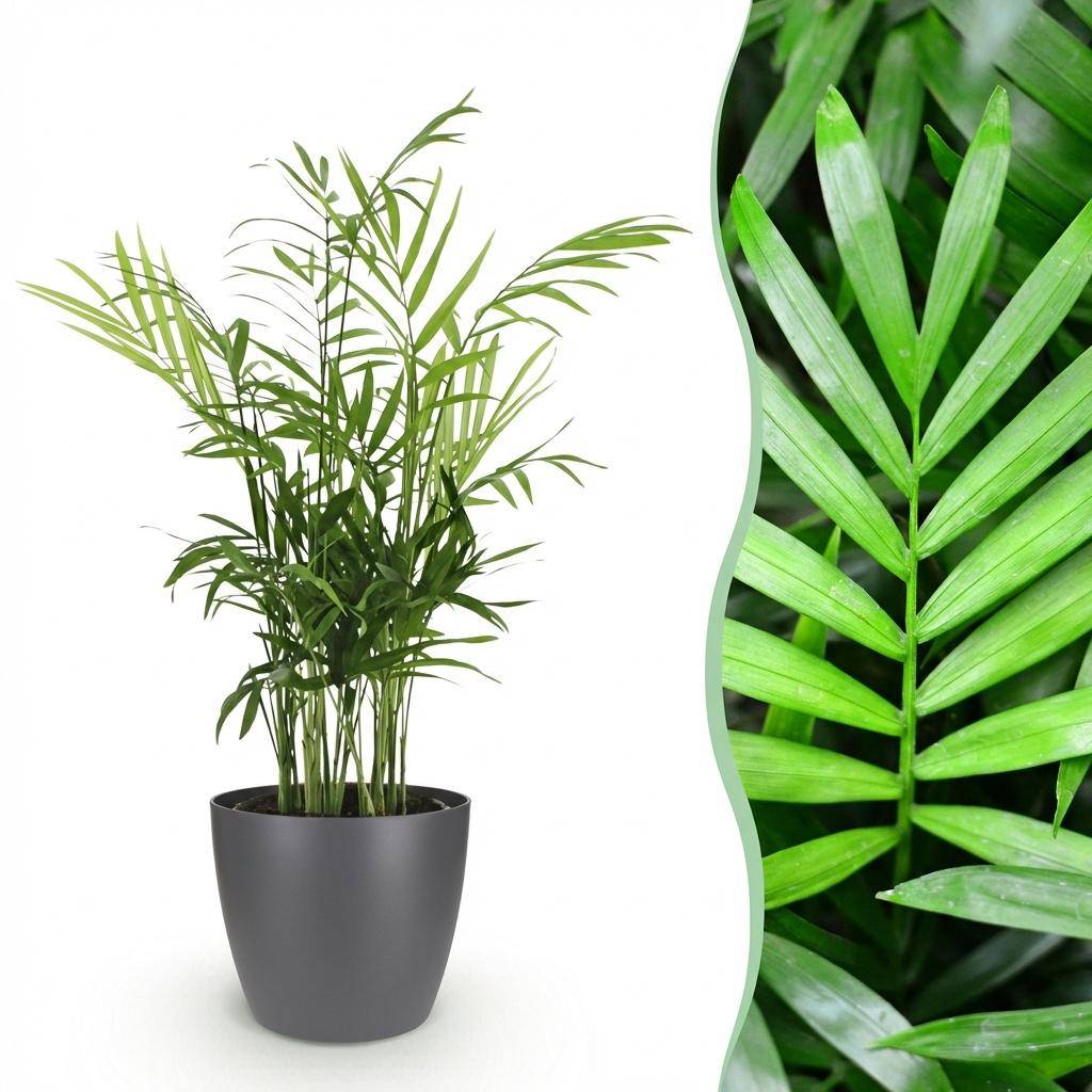 Chamaedorea elegans - Pet-friendly - Pot de 12cm - Hauteur 15cm - 1 plante - Gris - Plantes d'intérieur - Image 1