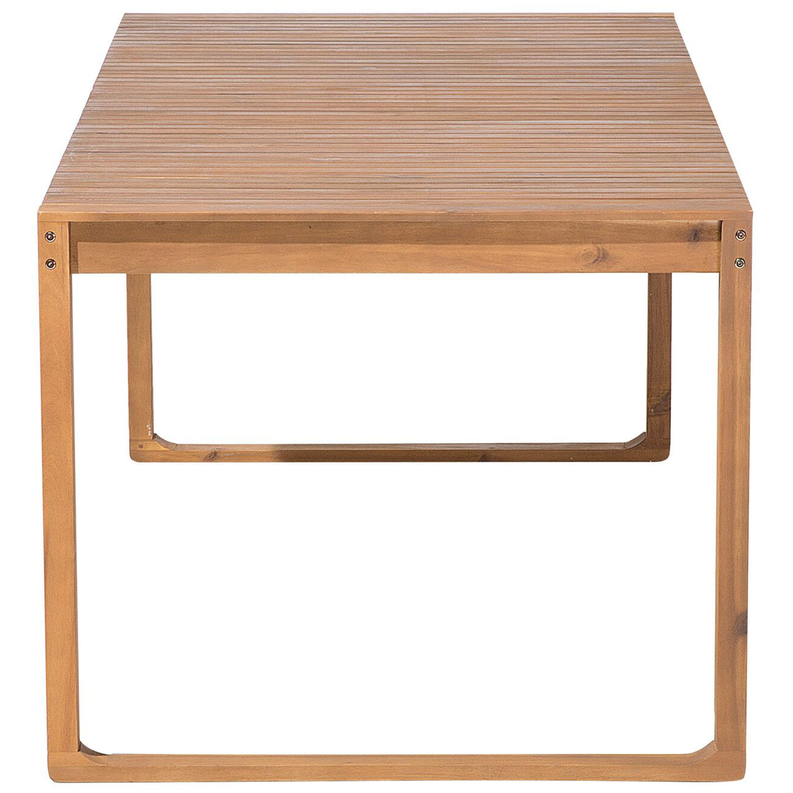 Beliani - Ensemble de Jardin composé d'une Table 180 x 90 cm et de 8 Chaises en Bois d'Accacia avec Coussins d'Assise Gris Beliani - Image 8