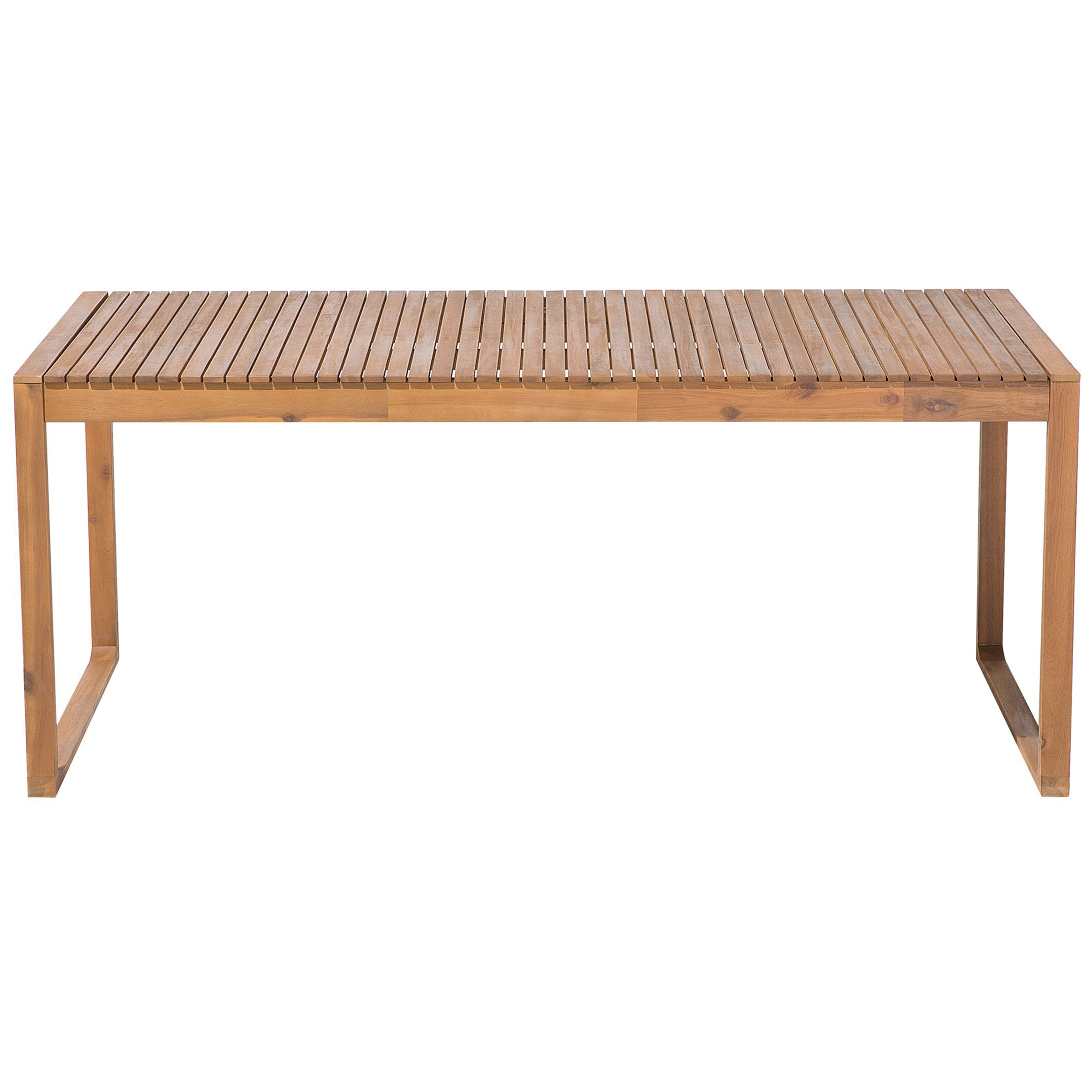 Beliani - Ensemble de Jardin composé d'une Table 180 x 90 cm et de 8 Chaises en Bois d'Accacia avec Coussins d'Assise Gris Beliani - Image 6
