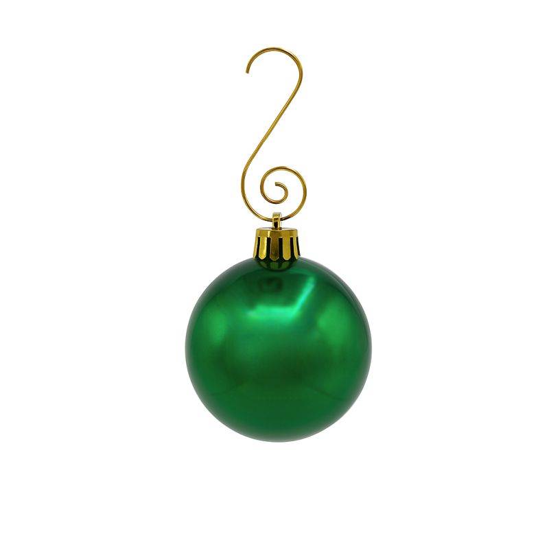 Lot de 60 boules de Noël 6cm Vertes (15 brillantes,15 mates,15 texturées,15 opalines) avec sac de rangement - Image 6