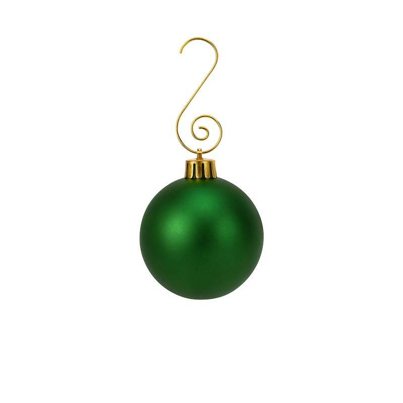 Lot de 60 boules de Noël 6cm Vertes (15 brillantes,15 mates,15 texturées,15 opalines) avec sac de rangement - Image 4