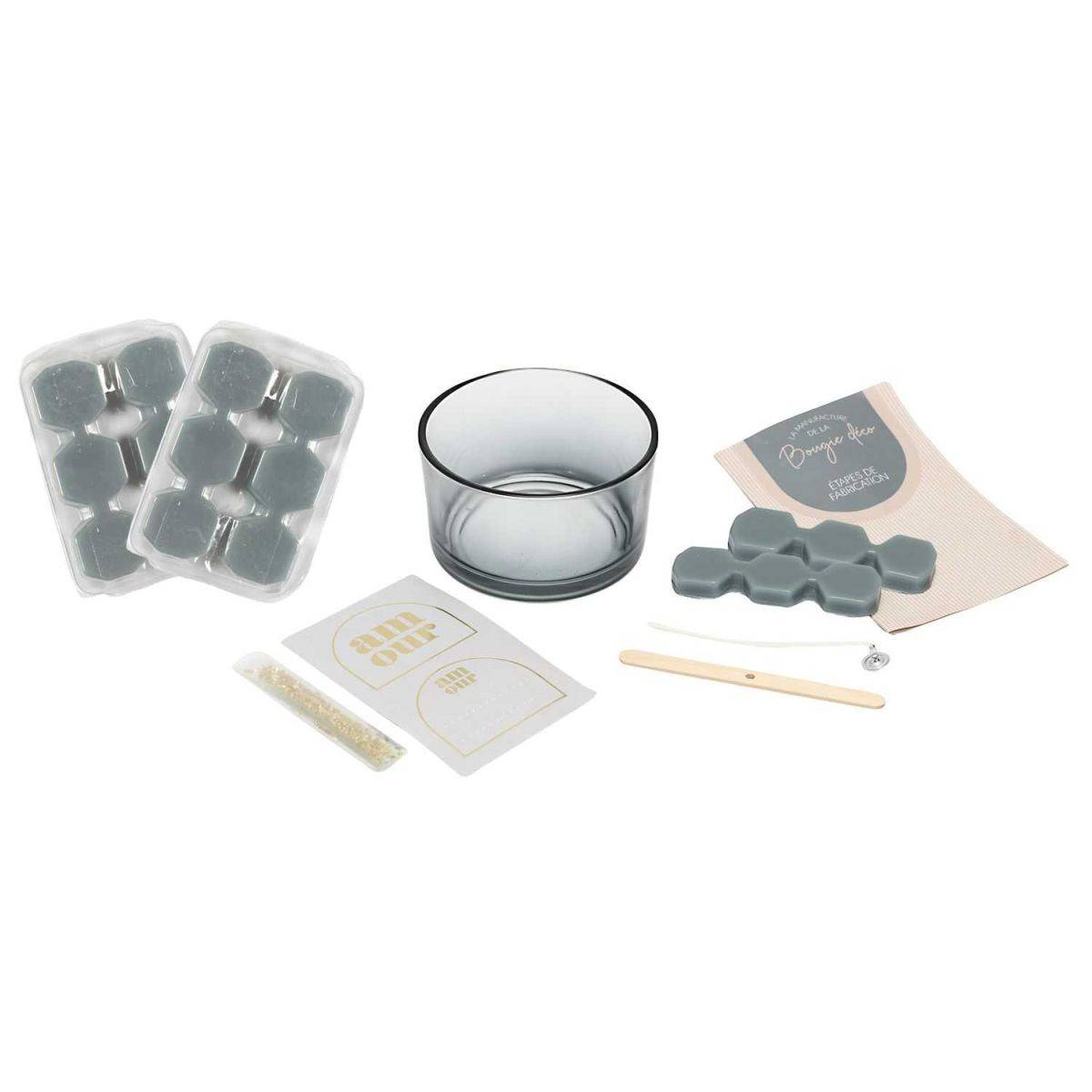 The Concept Factory - Coffret Bougie Pierre à Confectionner "DIY" 20cm Brume des Bois - Image 2