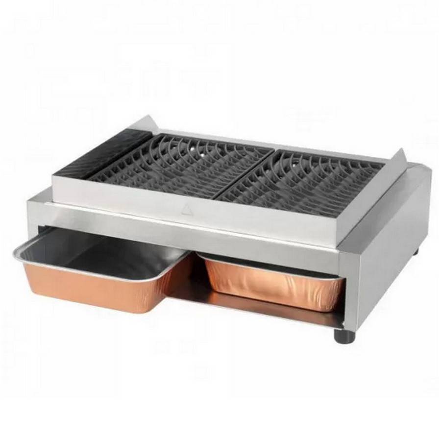 Set de 2 barquettes barbecue et plancha électriques Krampouz Mythic et Mythic XL - Image 4
