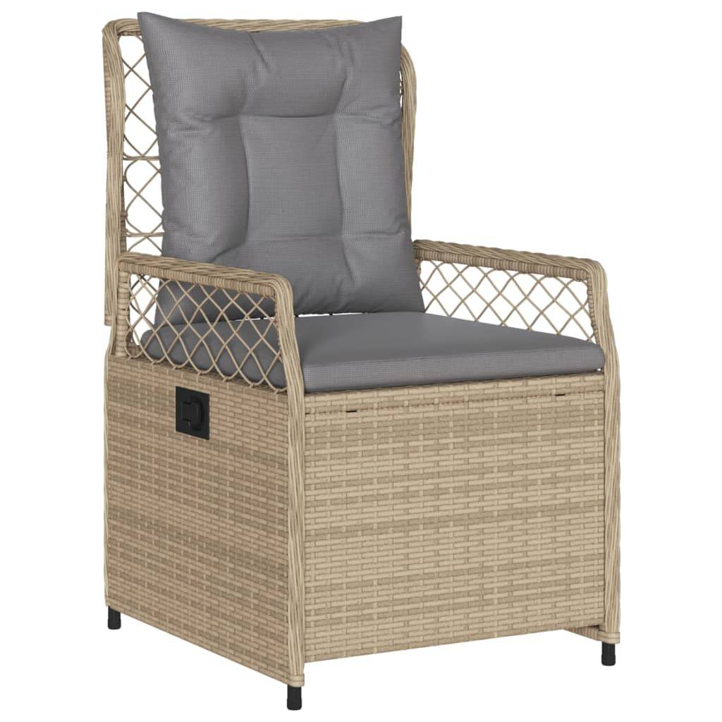 Chaise bois composite 2 places rotin beige 55 x 60 x 93 cm - Prolenta premium p3131.9 - Image 4