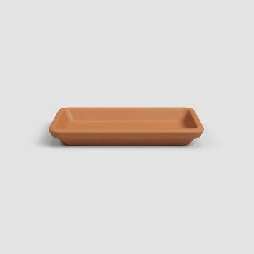 Artevasi - Soucoupe rectangulaire terre cuite naturel 52 cm - ARTEVASI