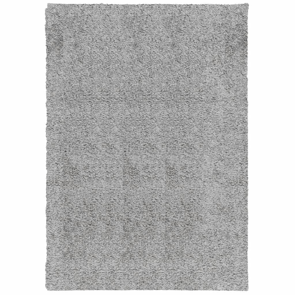 Grand Tapis Design Moderne Extra Large 240x330 Cm Gris - Qualité Moelleuse