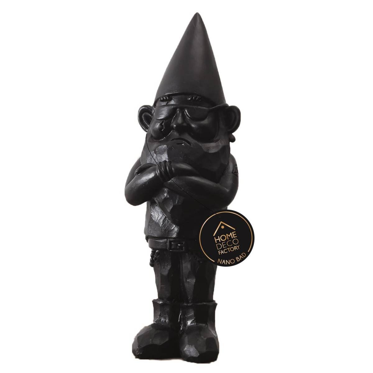 The Home Deco Factory - Statue intérieure extérieure en polyrésine Nain 13.5 x 12 x 33 cm Bad - Image 9