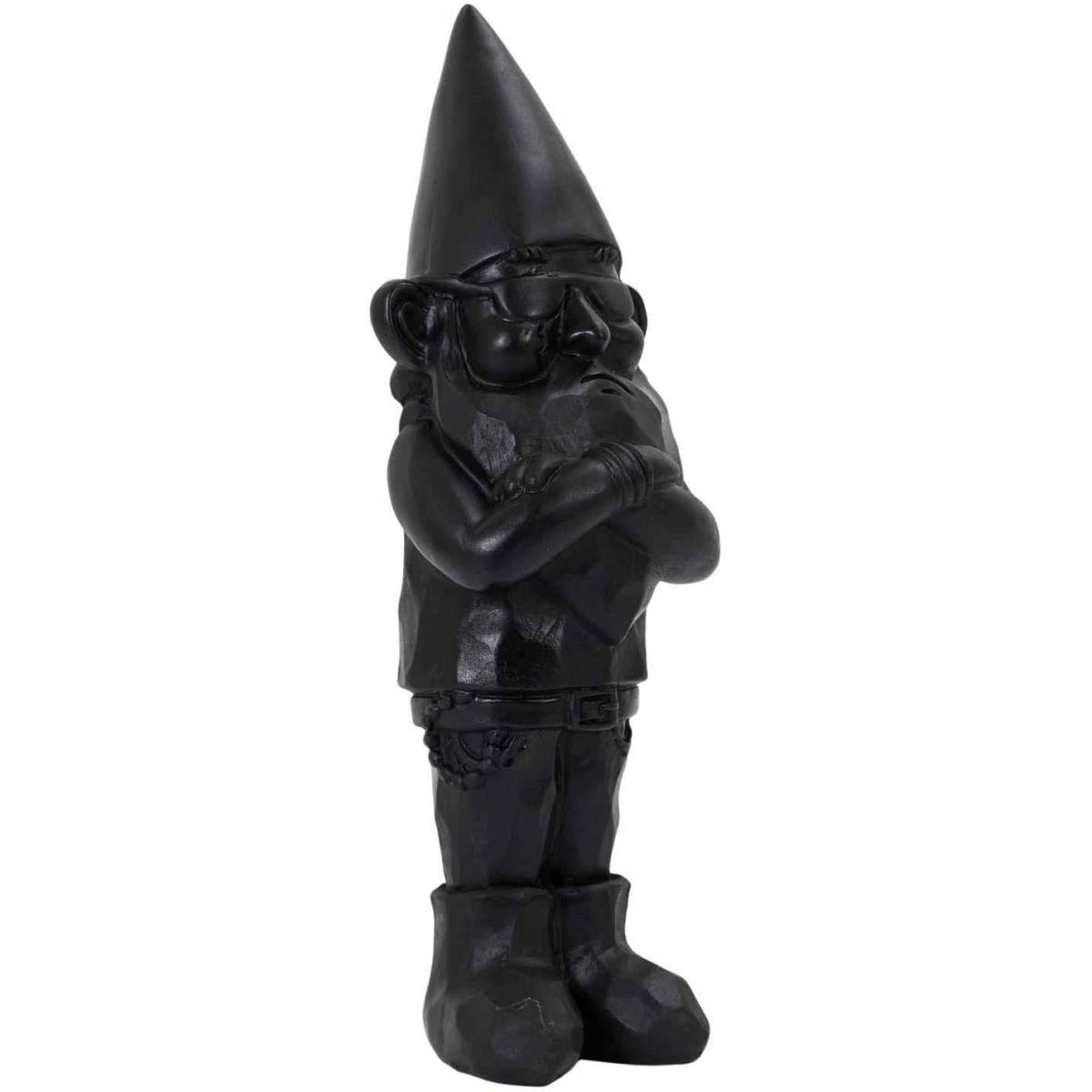The Home Deco Factory - Statue intérieure extérieure en polyrésine Nain 13.5 x 12 x 33 cm Bad - Image 1