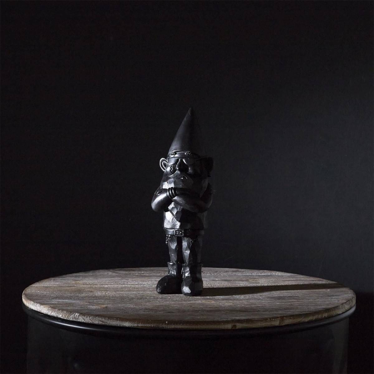 The Home Deco Factory - Statue intérieure extérieure en polyrésine Nain 13.5 x 12 x 33 cm Bad - Image 6