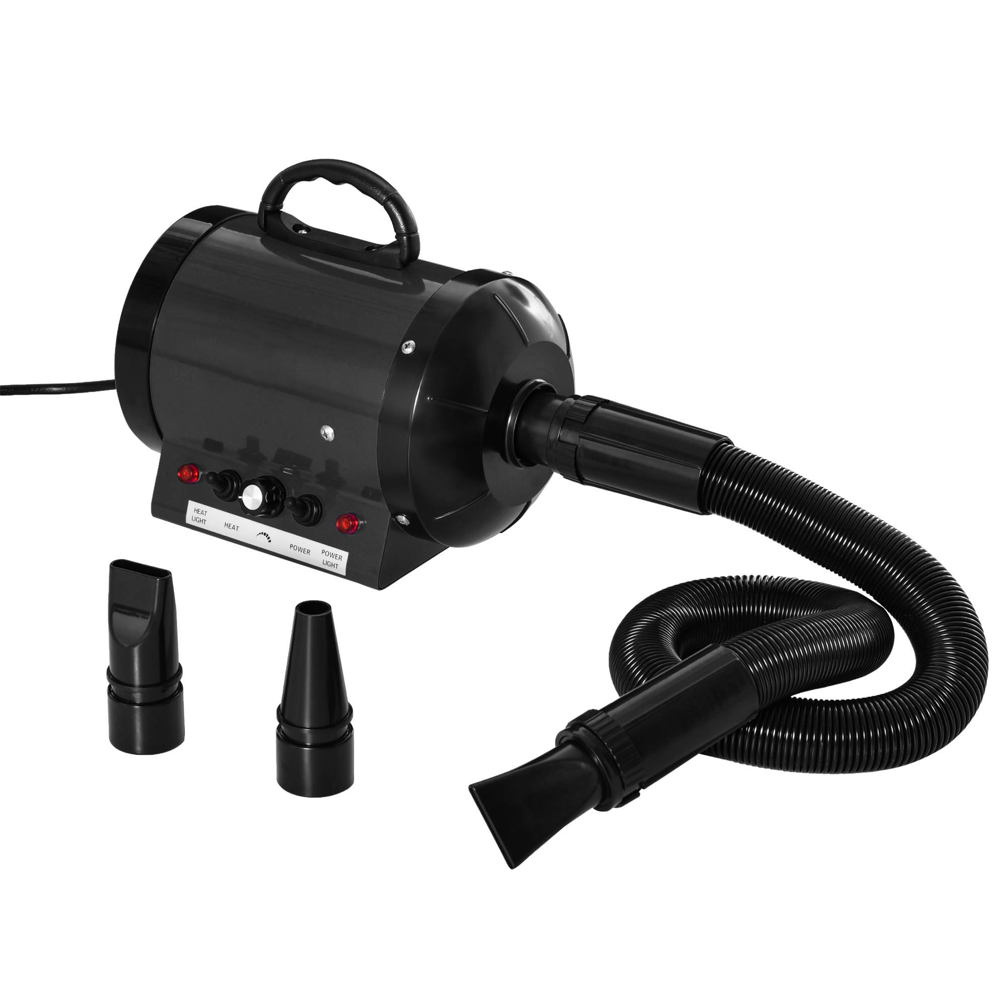 Sans Marque - Sèche-chien 2800W, vitesse et température réglables, 3 buses, chauffage, pour chiens/chats - Image 2