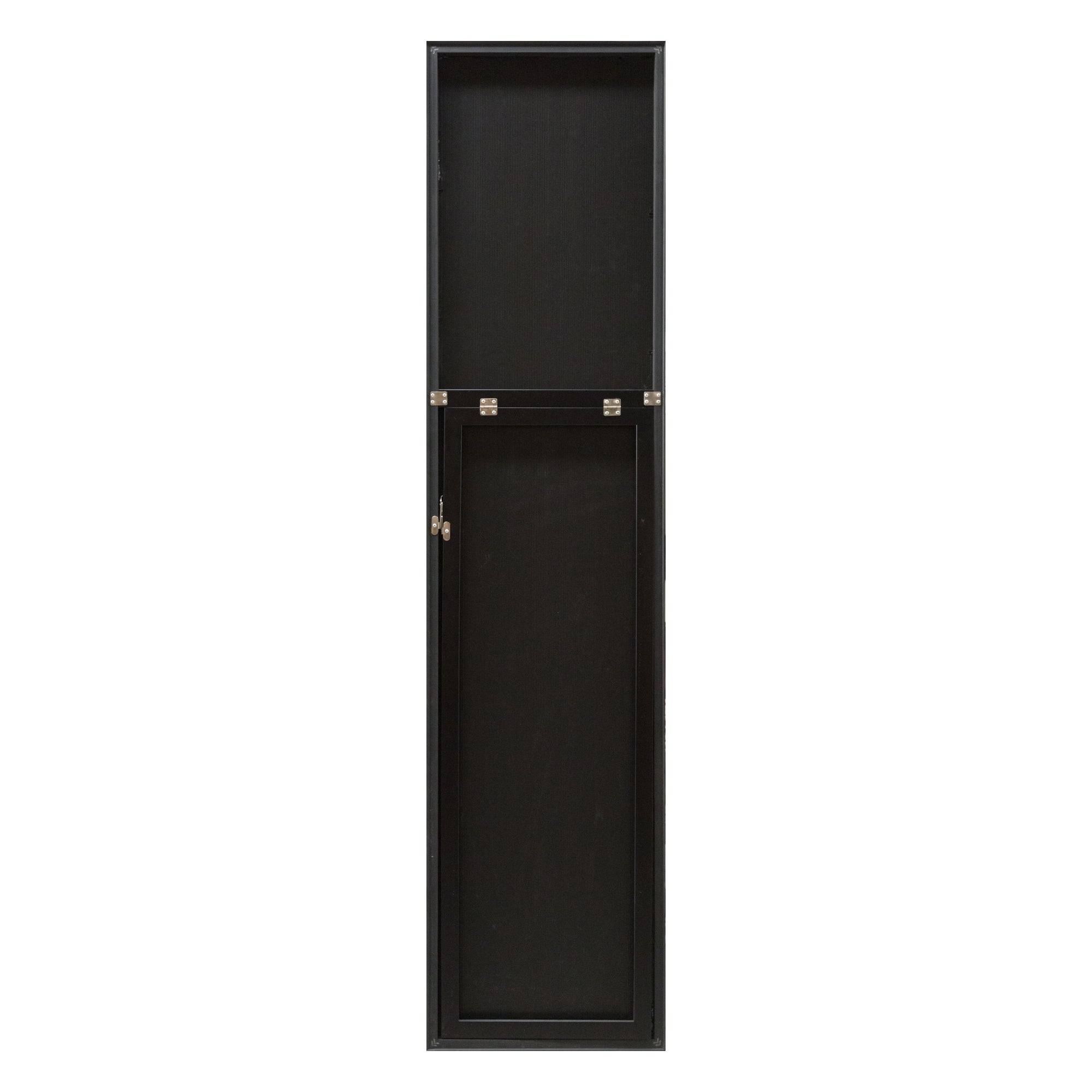 Helloshop26 - Miroir sur pied barletta psyché inclinable 150 x 35 cm noir - Image 3