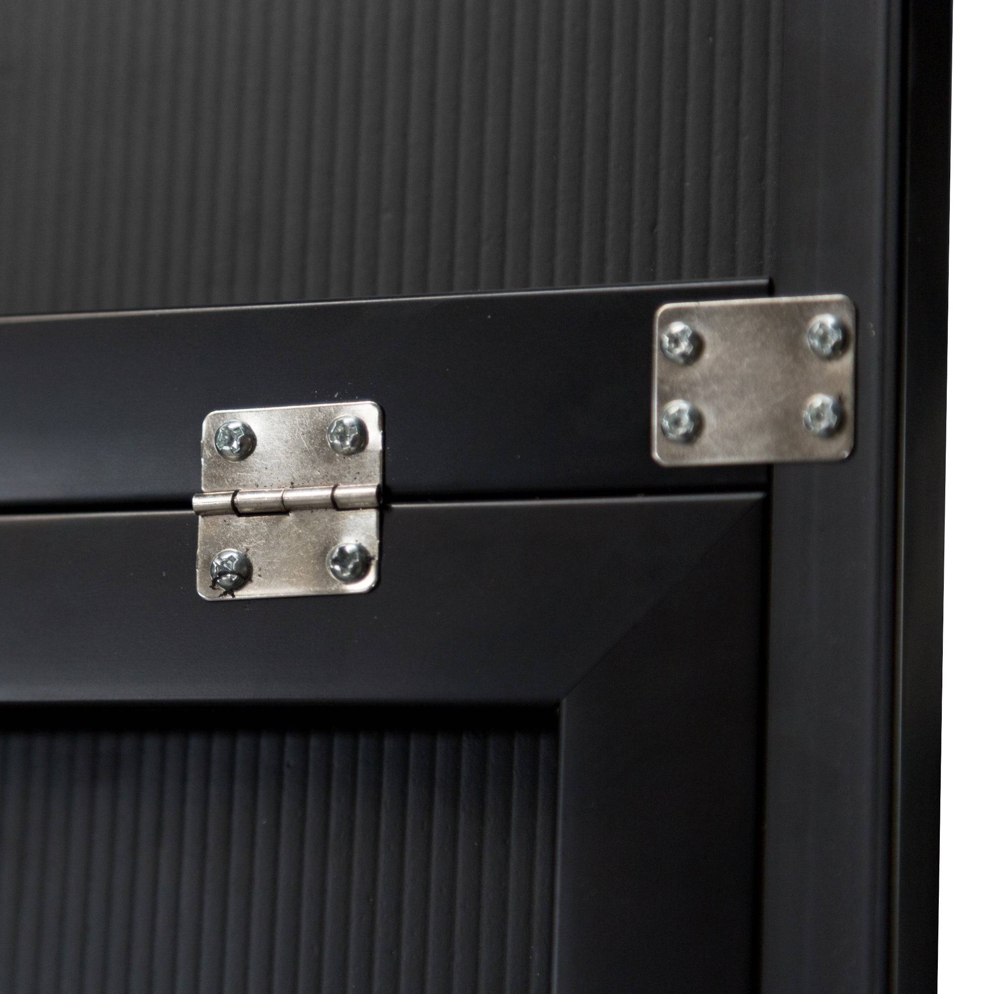 Helloshop26 - Miroir sur pied barletta psyché inclinable 150 x 35 cm noir - Image 5