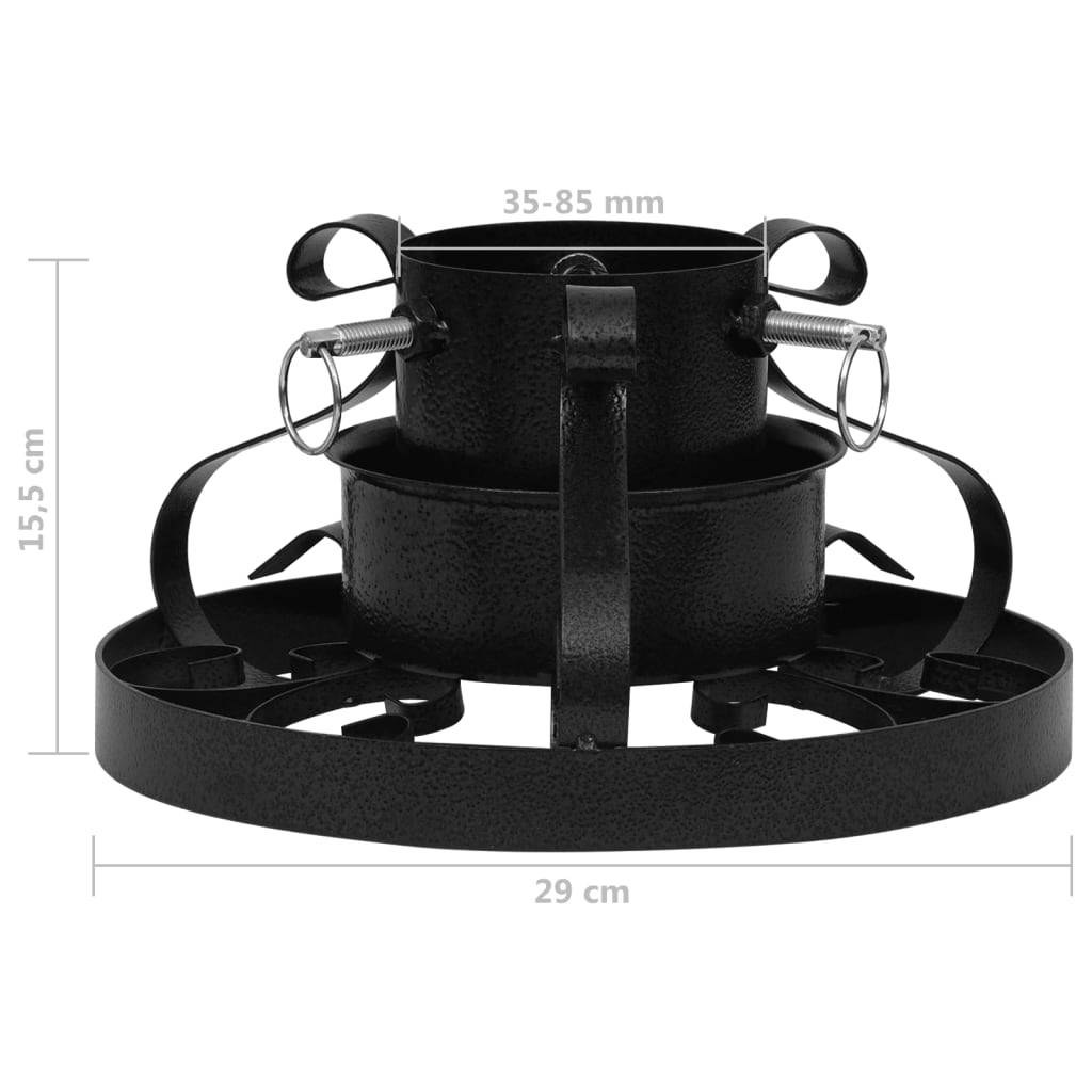 Vidaxl - Support de sapin de Noël Noir 29x29x15,5 cm vidaXL 331320 - Image 3