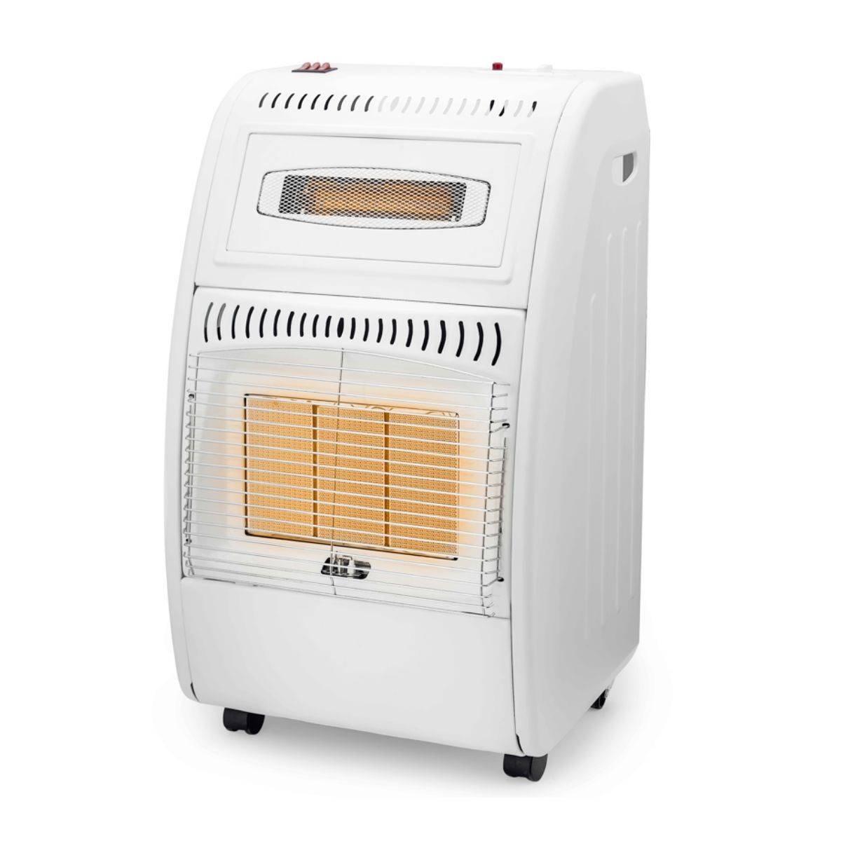 Poêle à gaz 5700W Chauffage d'appoint Hybride Gaz et Électrique 20-100 m² - Piezo KOMBI LINE - Image 1